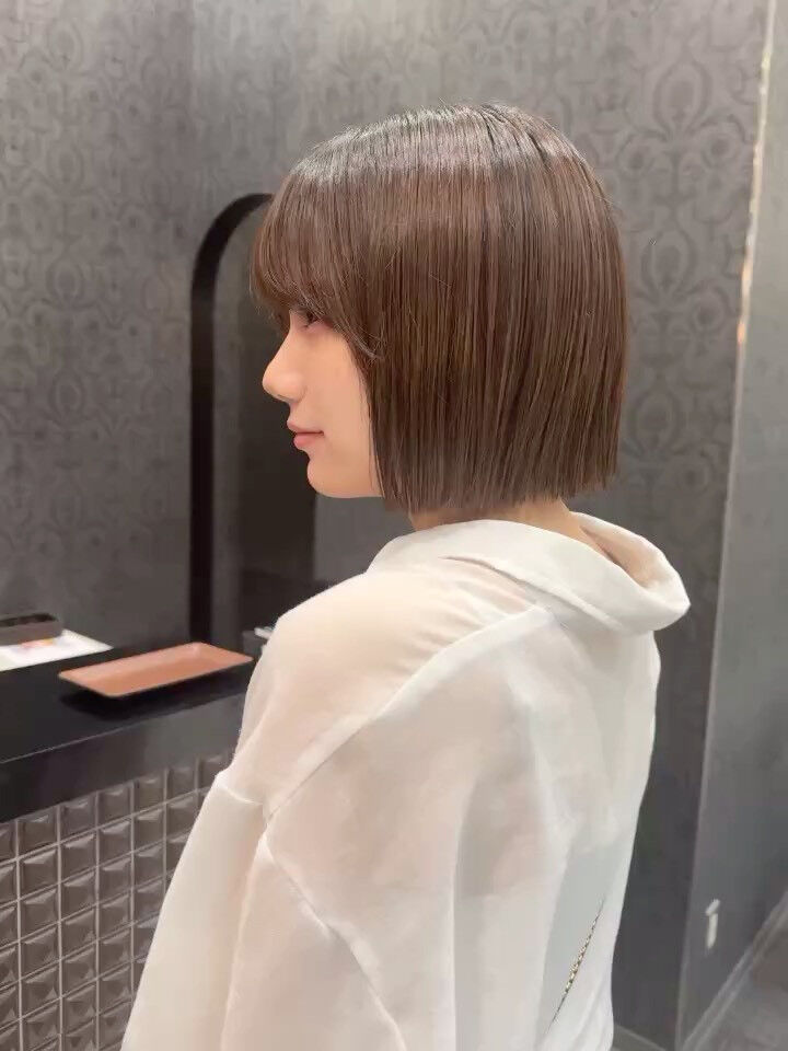 パツっとストレートボブ✨