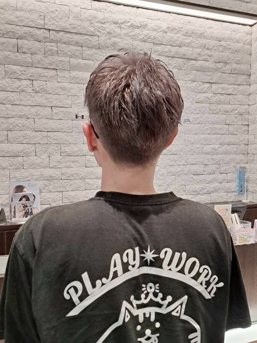 【2ブロック×シルバーグレイ】